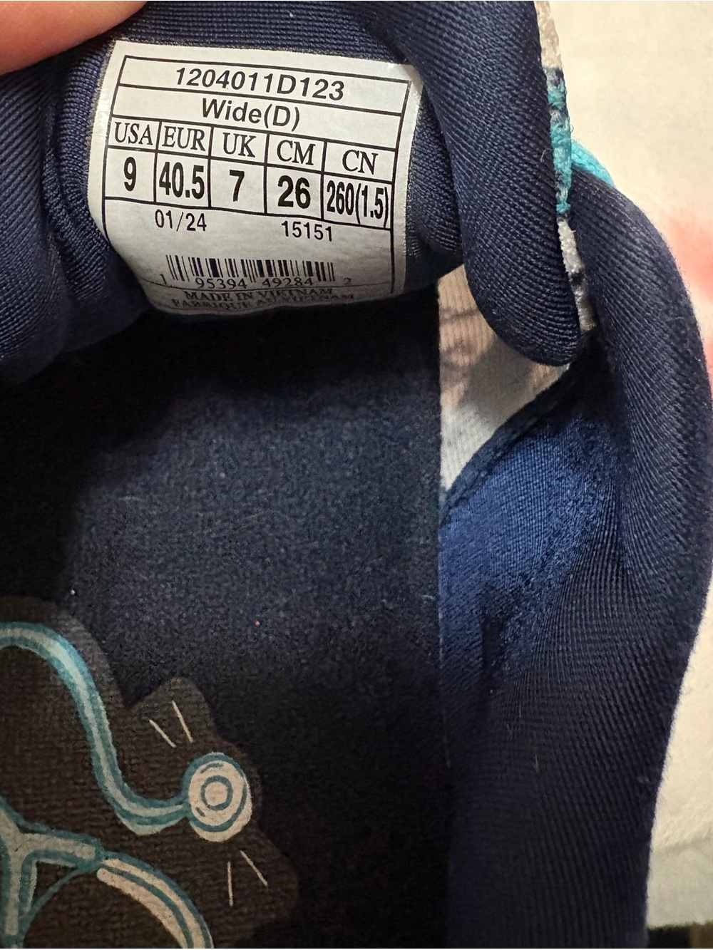 Brooks Hero Nurse Print Sneakers Size 9 + Matching Bag 💙 Medical Edition - Picture 9 of 9
